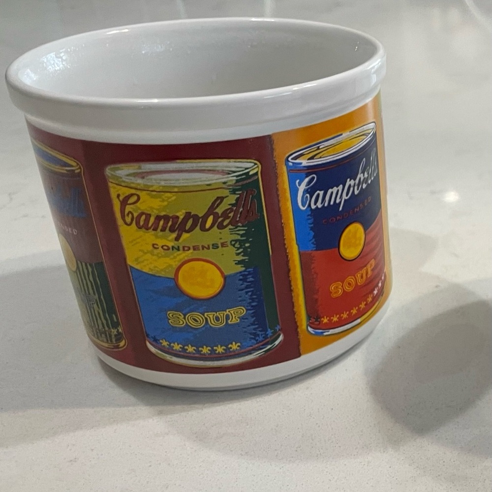 Vintage Campbell’s Soup Andy Warhol Pop Art Style Coffee Mug Retro 1998